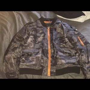 New Look Camouflage Bomber Jacket